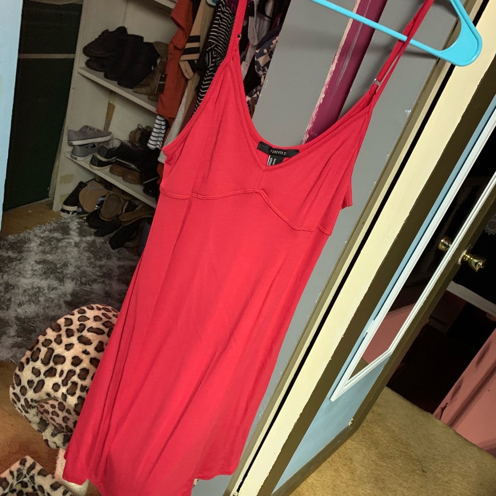 Red dress